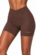 Bisous Espresso V-Shape Shorts