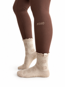 Latte grip socks