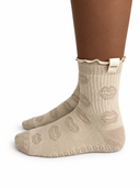 Latte grip socks