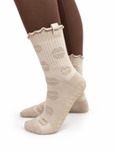 Latte grip socks