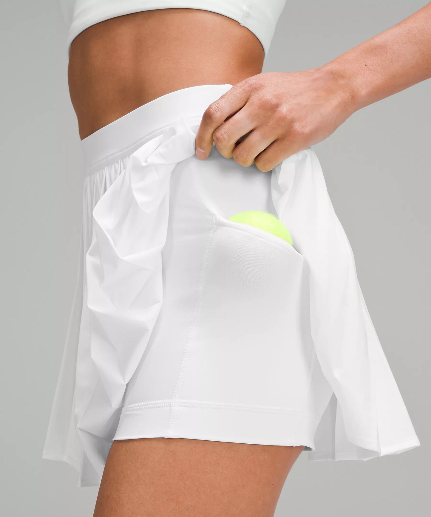 High-Rise Pleated Tennis Skirt