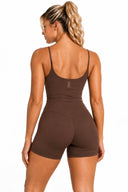 Bisous Espresso V-Shape Shorts