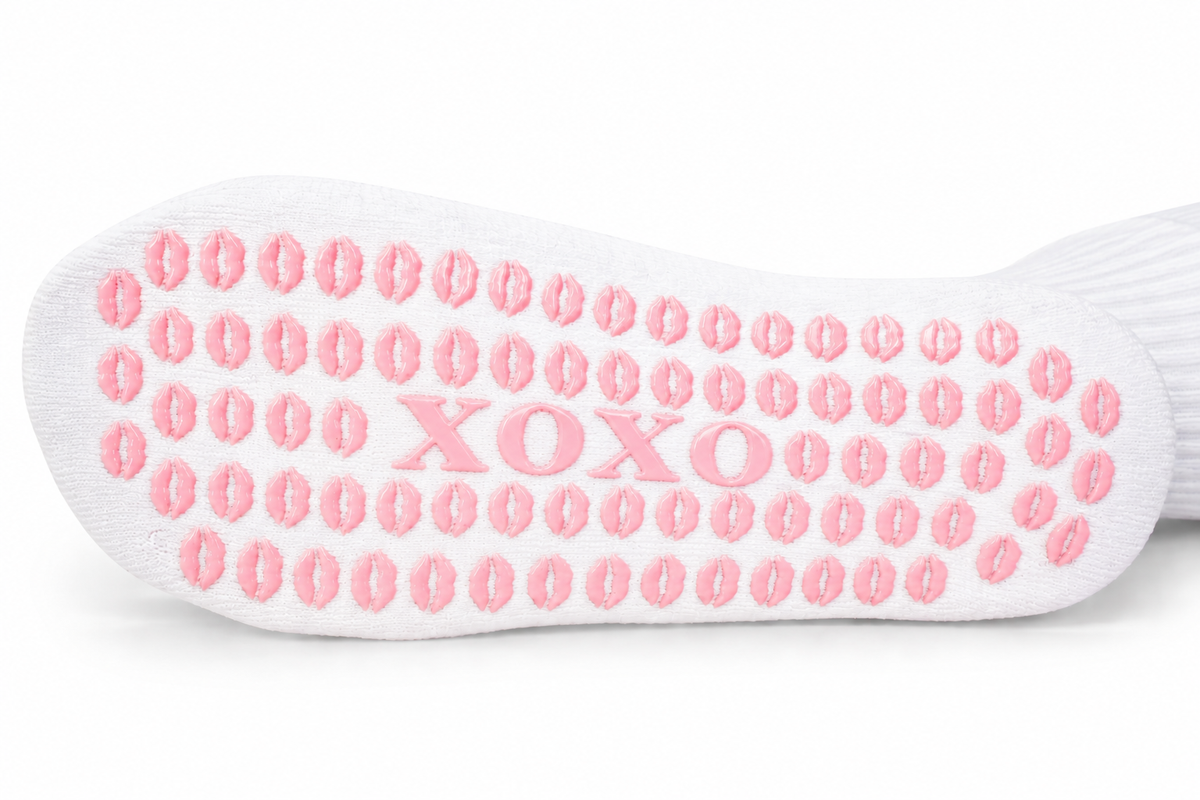 Bisous Grip Sock - Grace